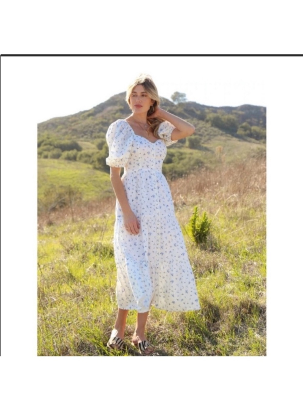 Rahi Nicola Anthropologie Cotton floral print dress